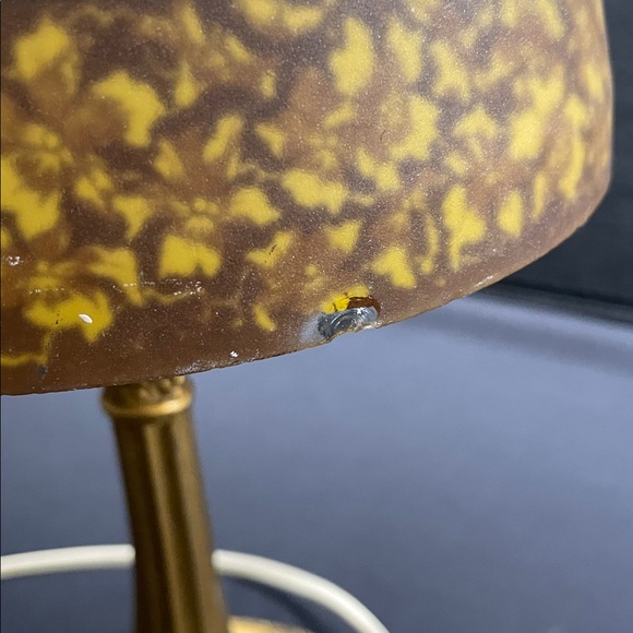Antique Reverse Painted Table Lamp - Picture 7 of 16